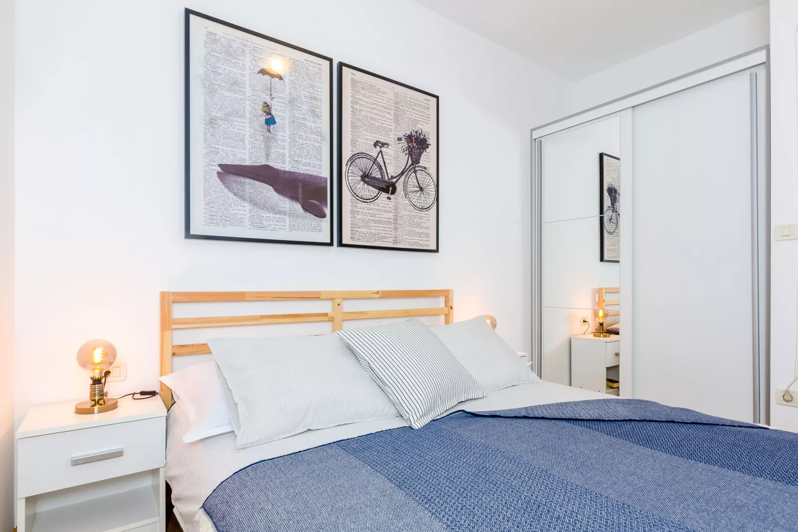 Private Garden Apartment Dubrovnik - Two-Bedroom Apartment with Garden and Terrace-Bedroom