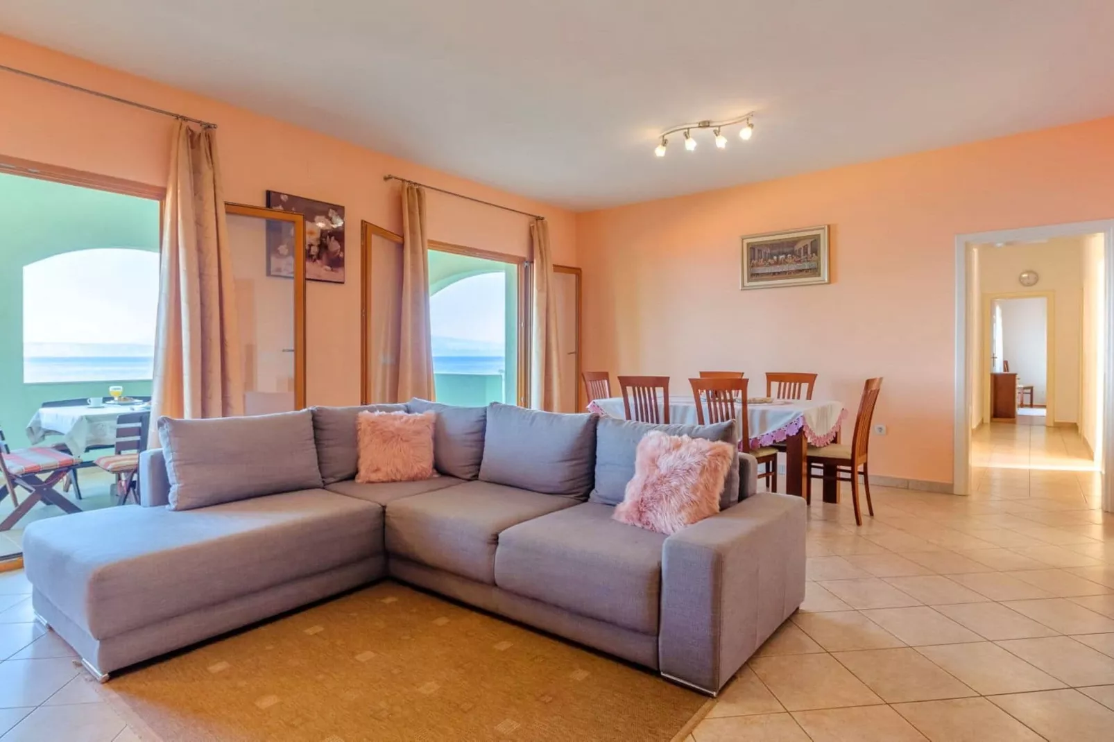 Seafront Holiday Home Marija-Three Bedroom Holiday Home with Sea View-Innen