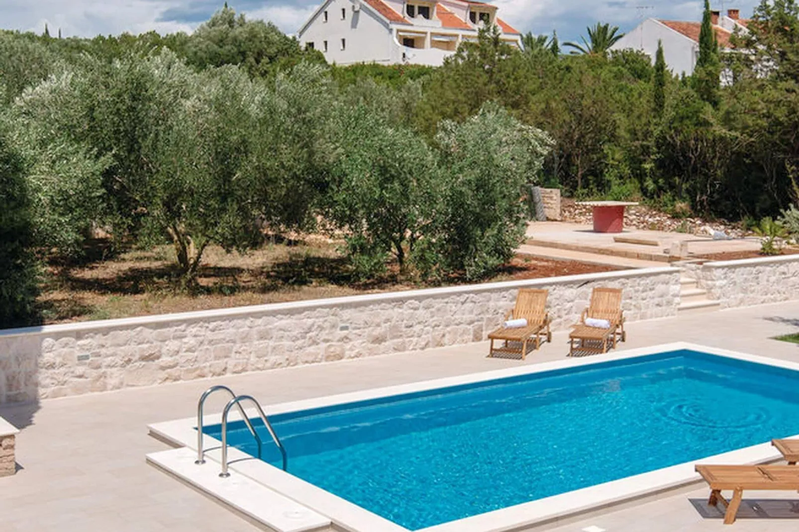 Holiday Home Lovište-Three Bedroom Holiday Home with Pool and  Sea View-Pool