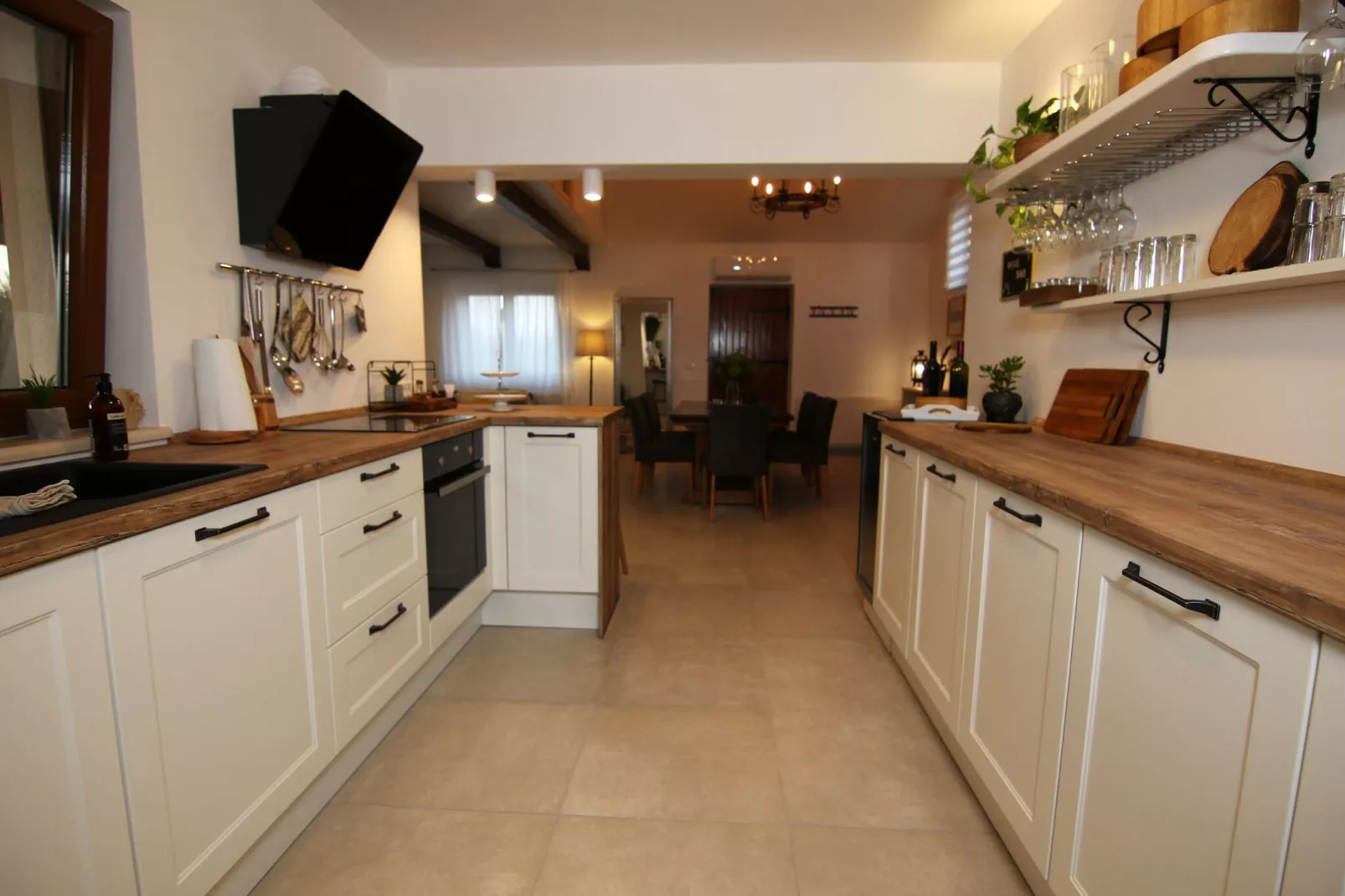 Stone Villa Olea-Three Bedroom Villa with Pool-Kitchen