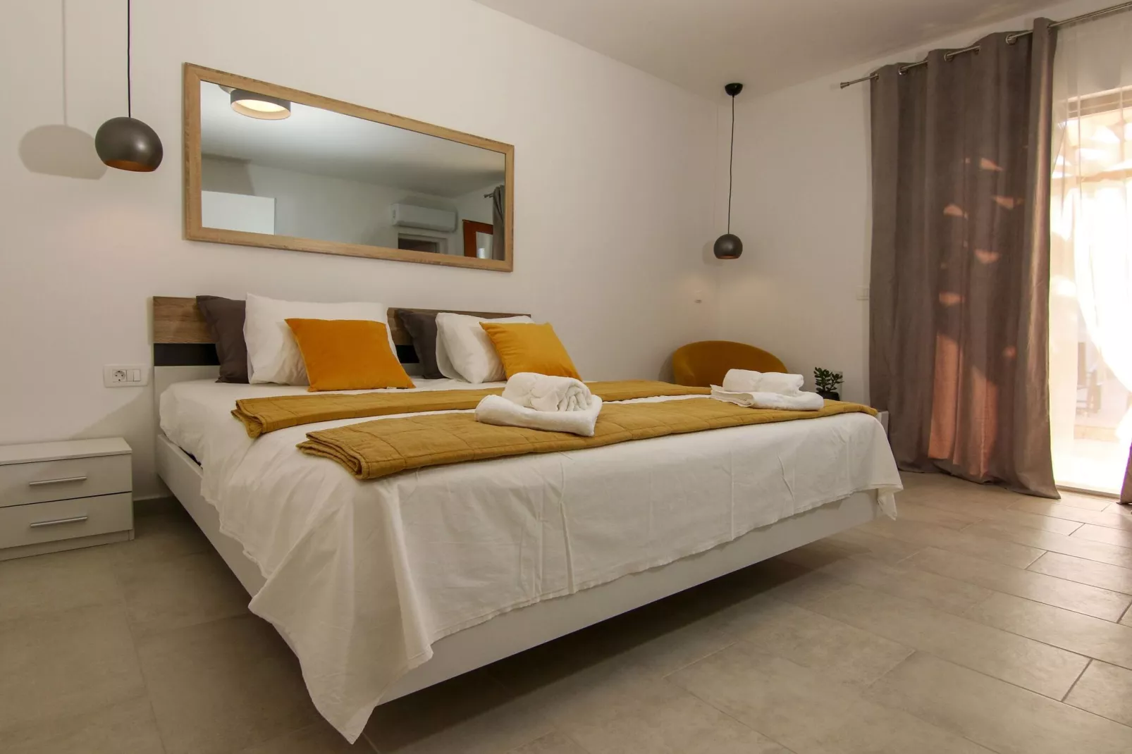 Stone Villa Olea-Three Bedroom Villa with Pool-Bedroom