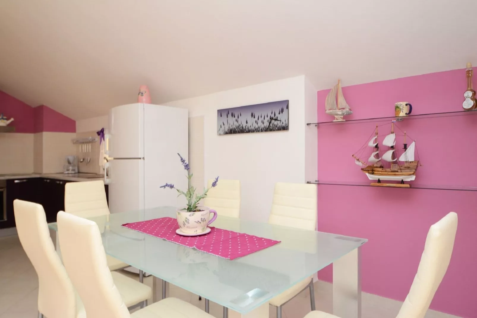 Apartments Korčula - Superior Two Bedroom Apartment with Terrace and Sea View (Lavander)-Salle à manger