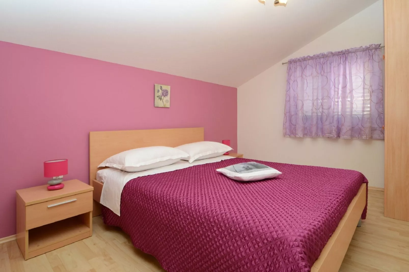 Apartments Korčula - Superior Two Bedroom Apartment with Terrace and Sea View (Lavander)-Chambre