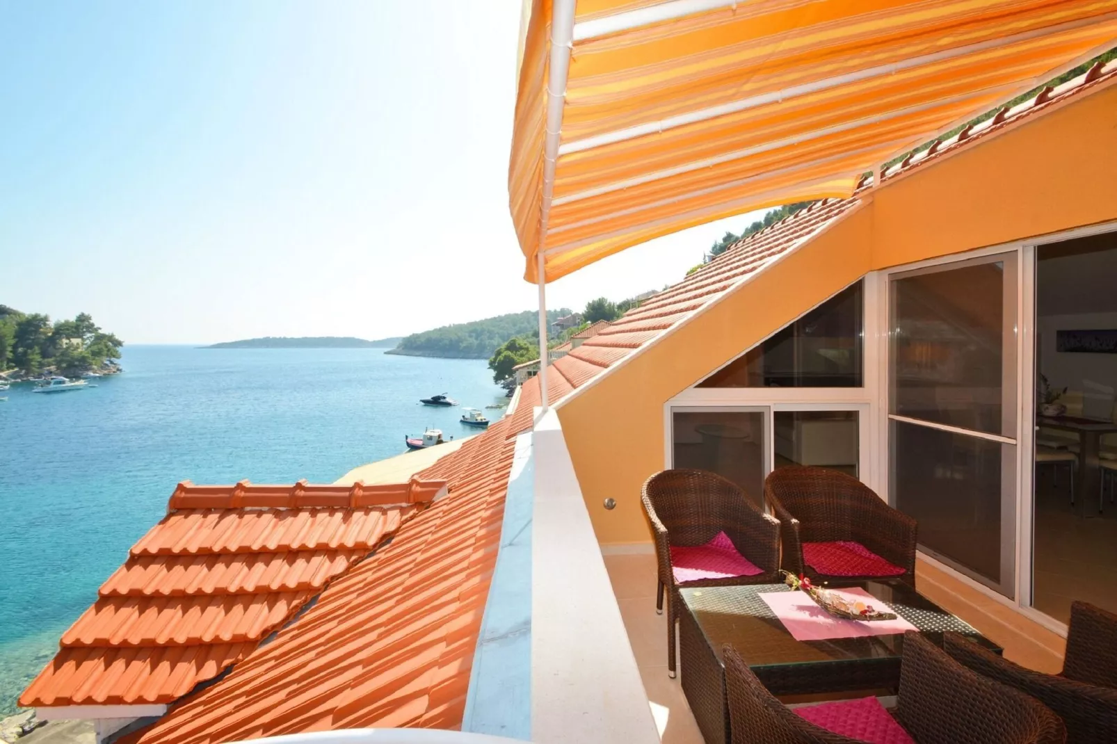 Apartments Korčula - Superior Two Bedroom Apartment with Terrace and Sea View (Lavander)-Vue