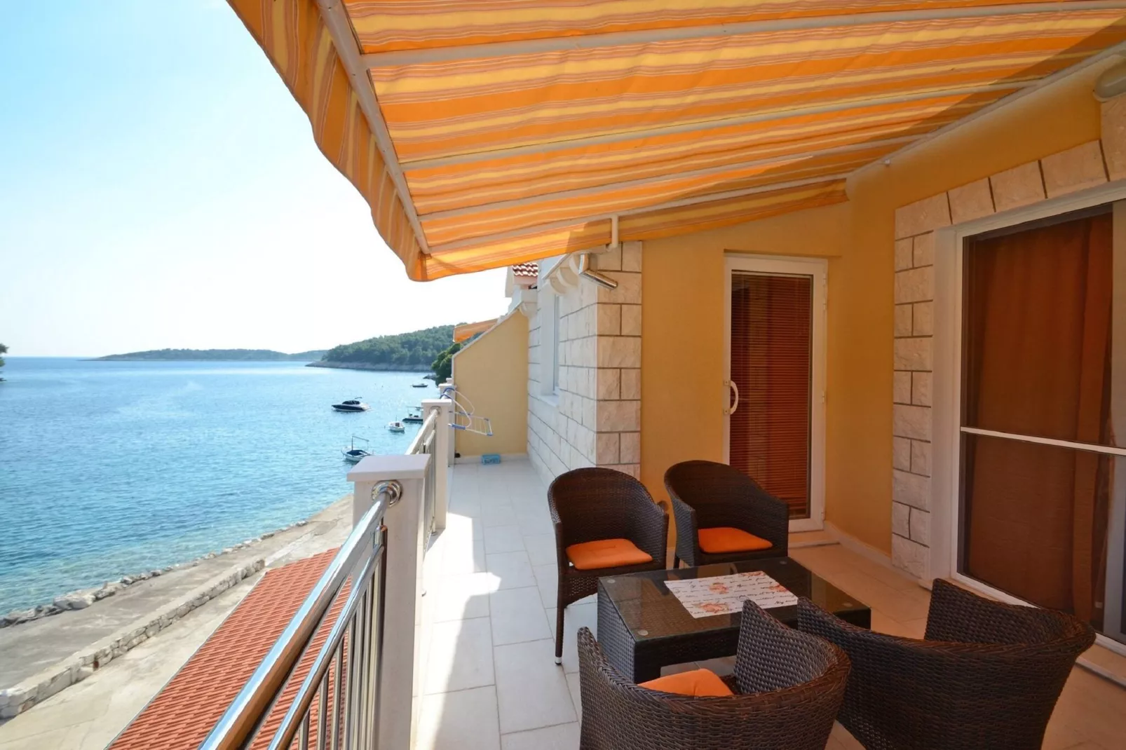 Apartments Korčula - Standard Two Bedroom Apartment with Terrace and Sea View (Seashell)-View
