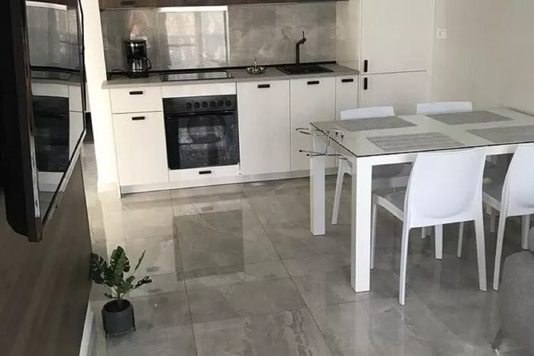 Apartments Korčula - One Bedroom Apartment with Terrace and Sea View-Kitchen