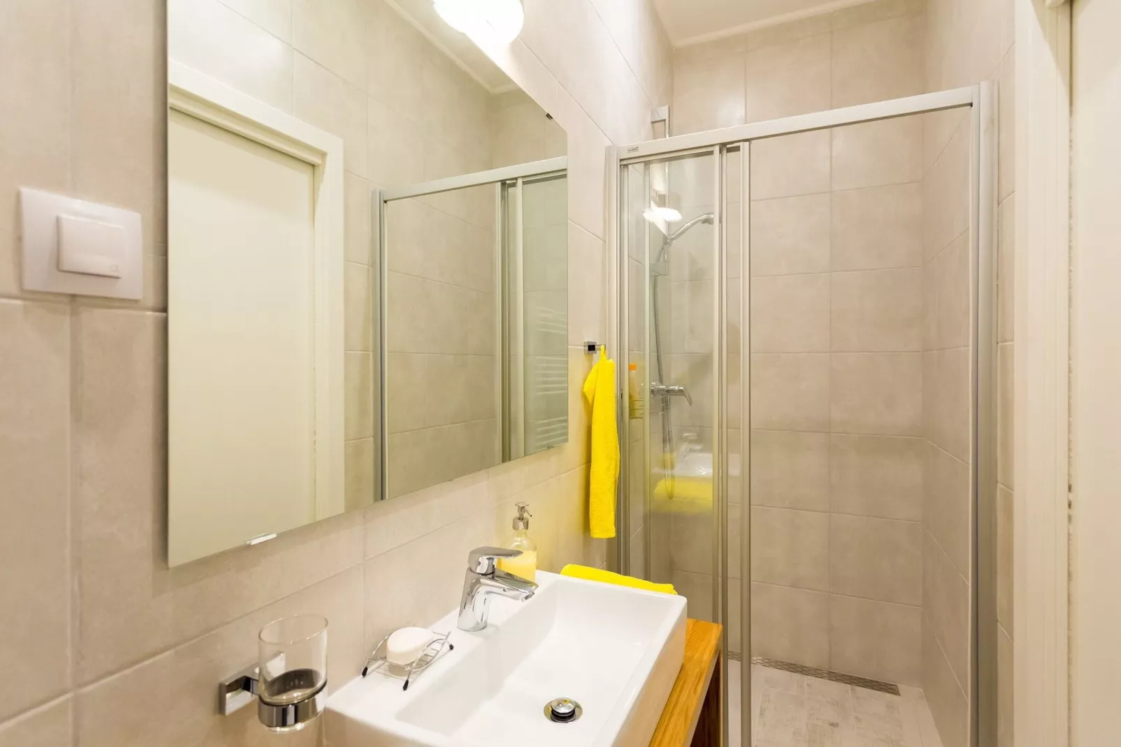 Apartment Miško - Two Bedroom Apartment with City View-Salle de bain