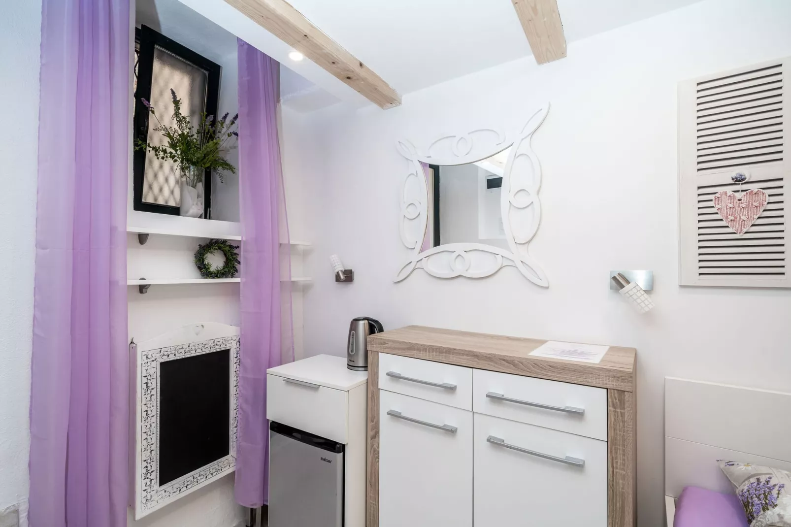 Lavender Room - Double Room (Ground Floor)-Bedroom