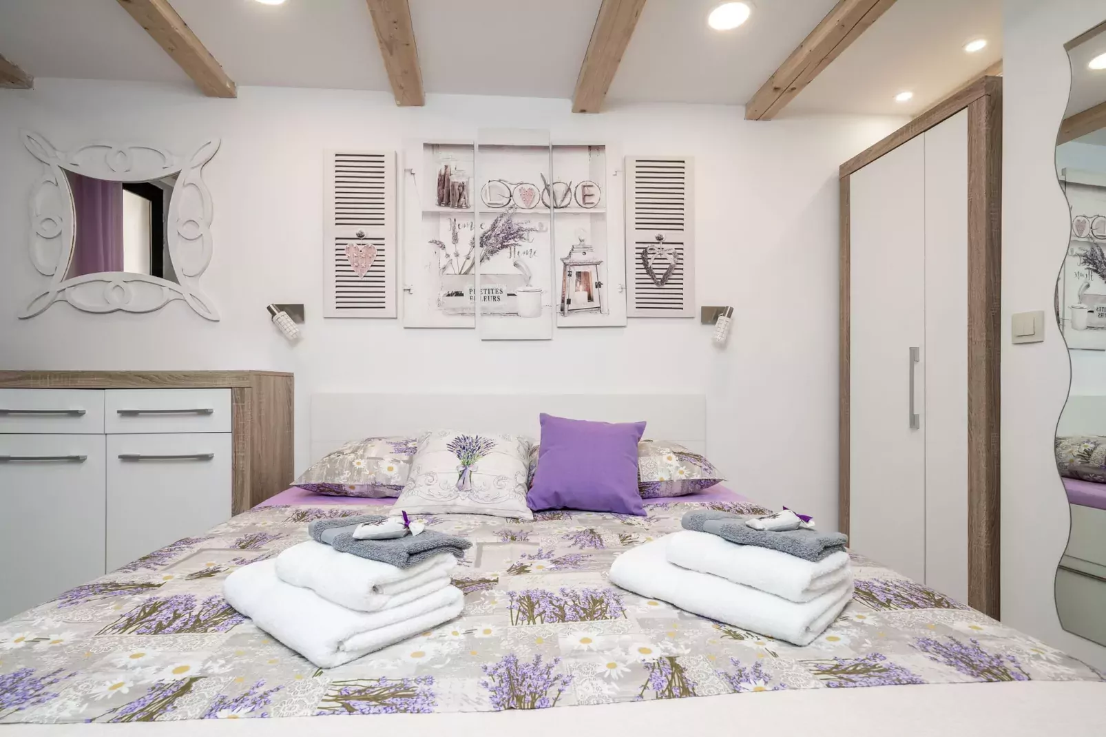 Lavender Room - Double Room (Ground Floor)-Bedroom