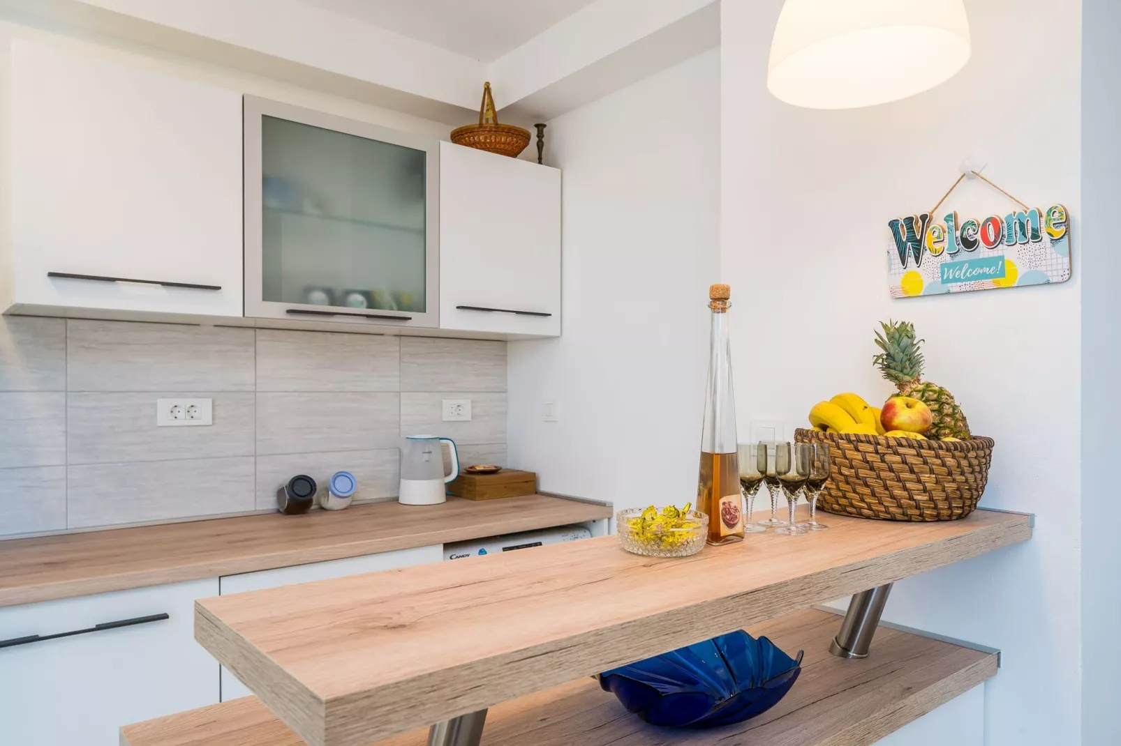 Apartment Cvjetković - Two Bedroom Apartment with Terrace and Sea View-Kitchen