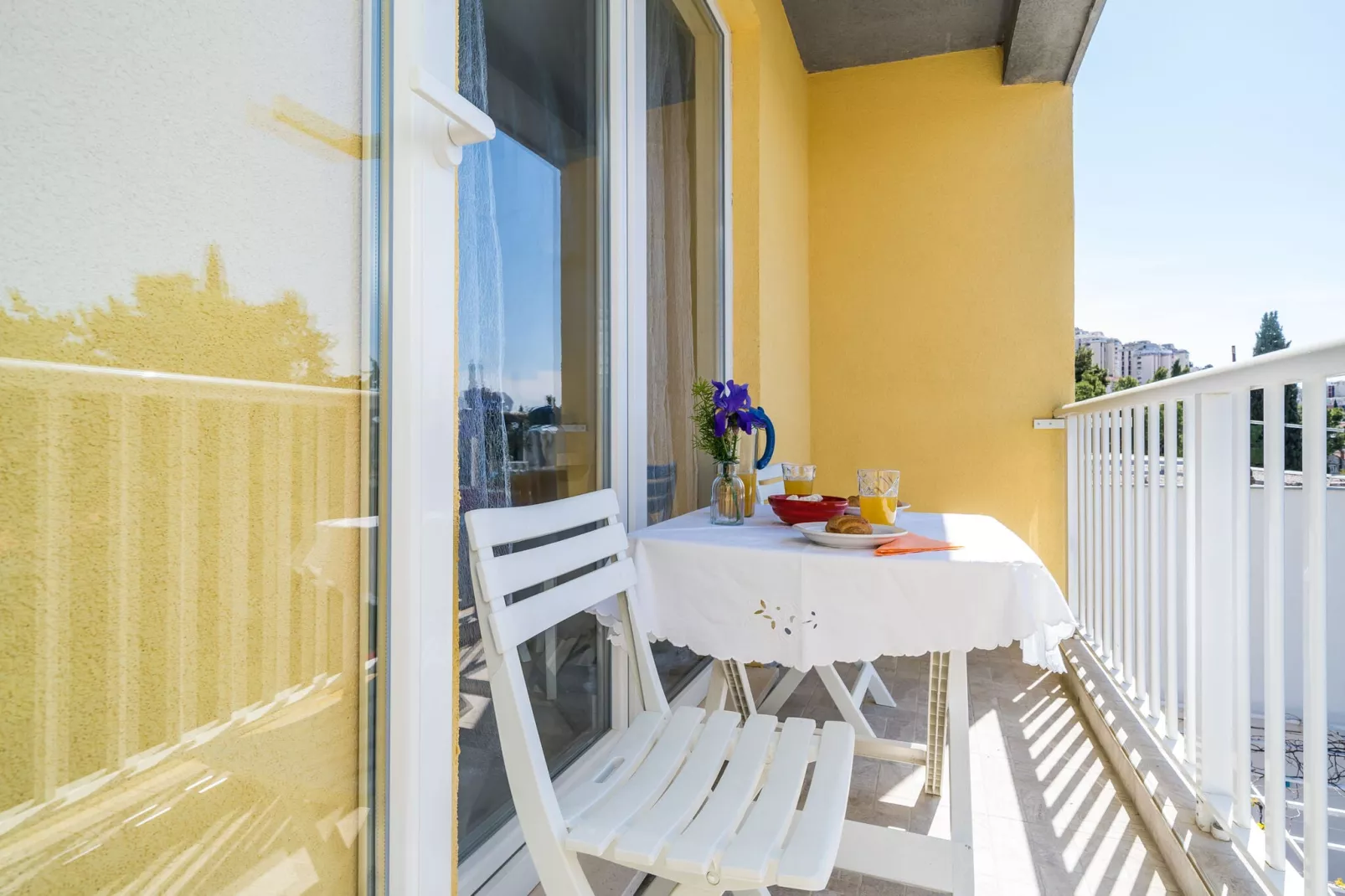 Apartment Cvjetković - Two Bedroom Apartment with Terrace and Sea View-Terrace balcony