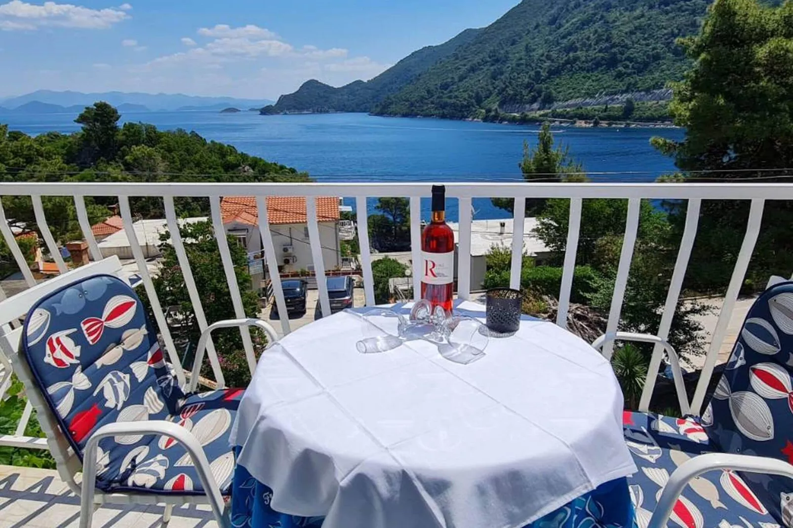 Apartments Maruška - Two Bedroom Apartment with Balcony and Sea View-View