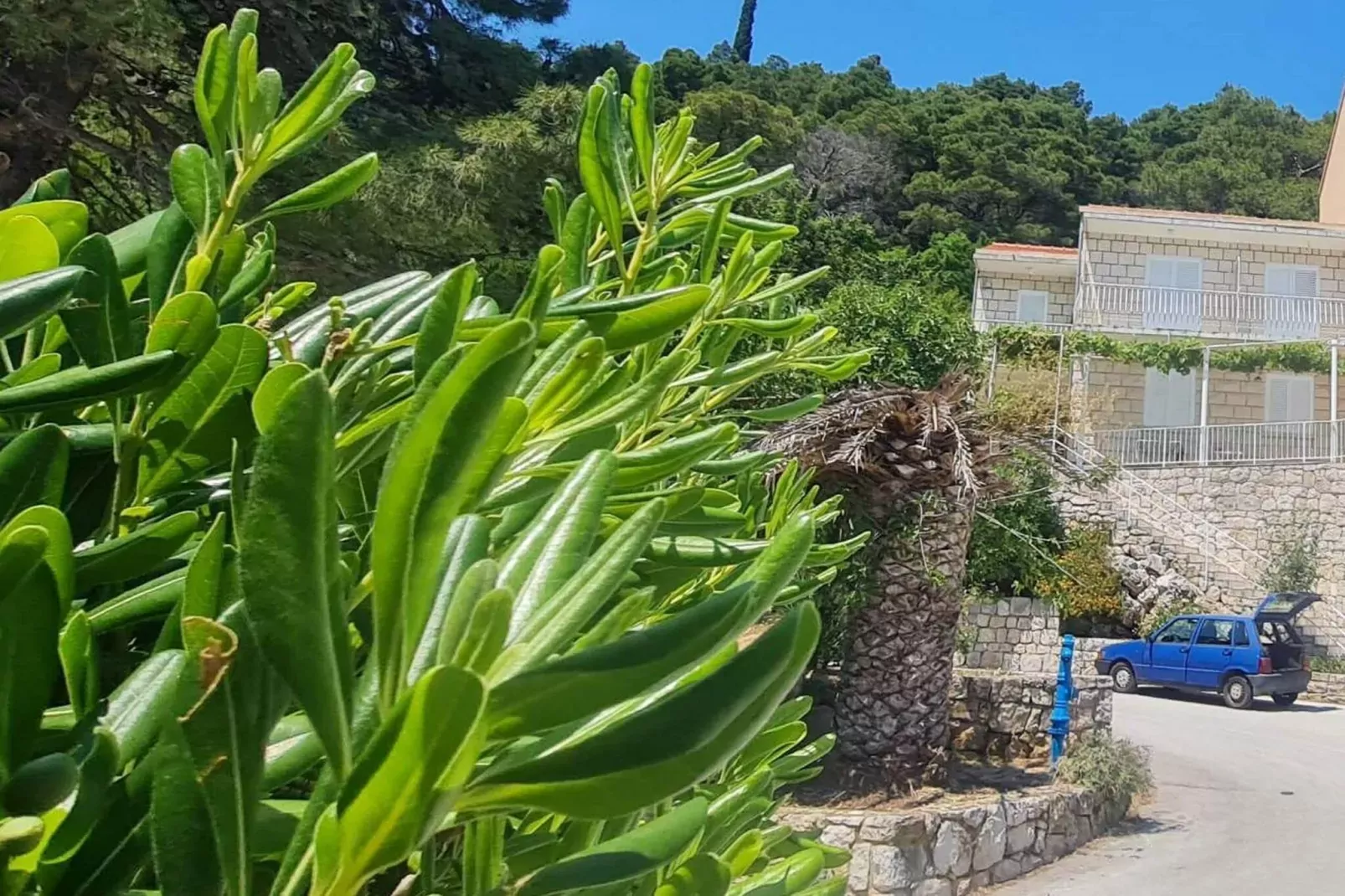 Apartments Maruška - Two Bedroom Apartment with Balcony and Sea View-Outdoor