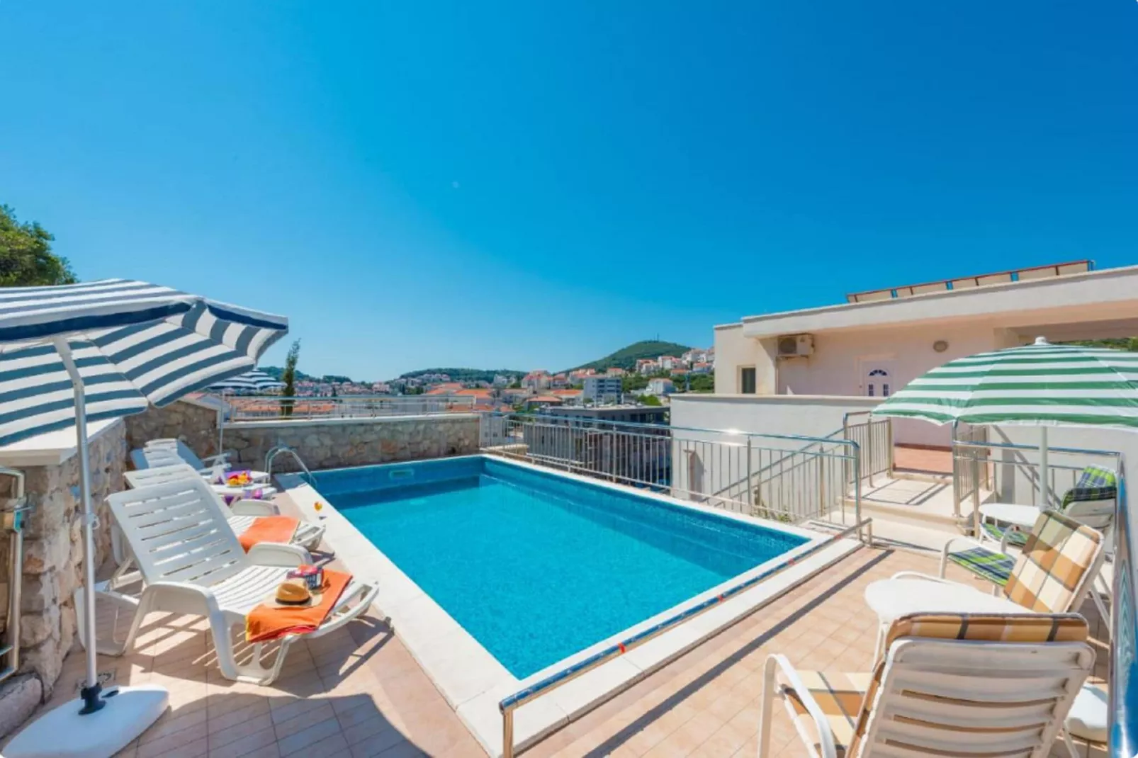 Villa Borna Apartments - Deluxe Studio Apartment - br. 1-Swimming pool