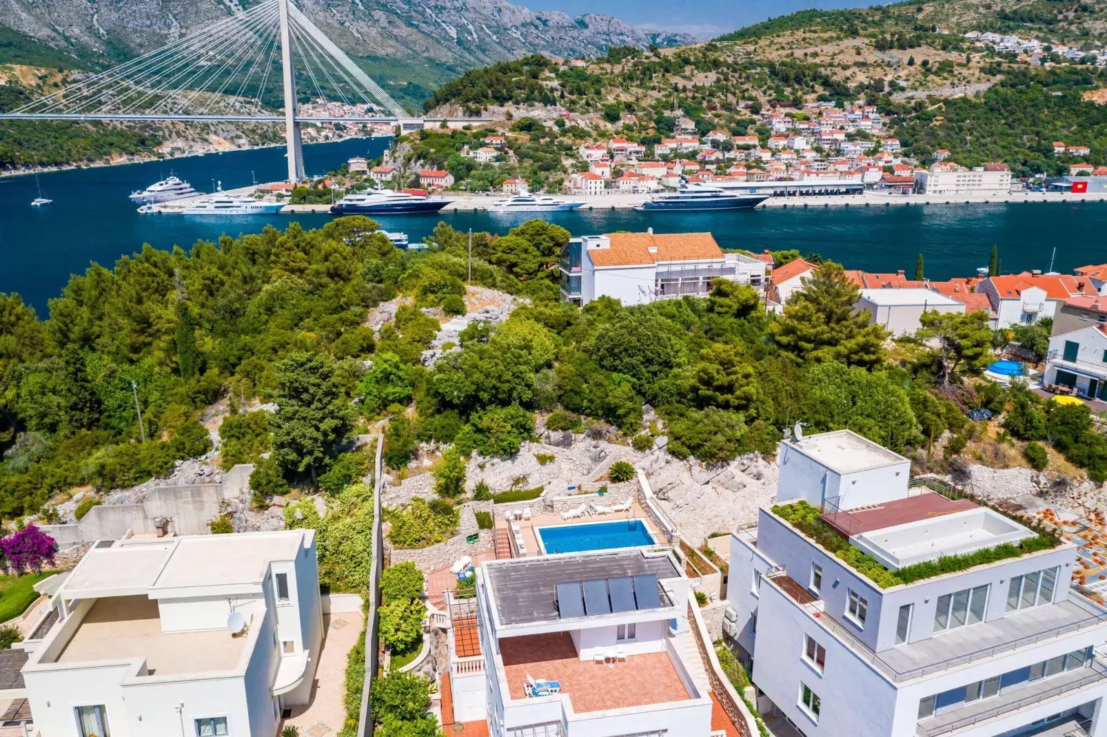 Villa Borna Apartments - Deluxe Two Bedroom Apartment with Terrace and Sea View - br. 7-View