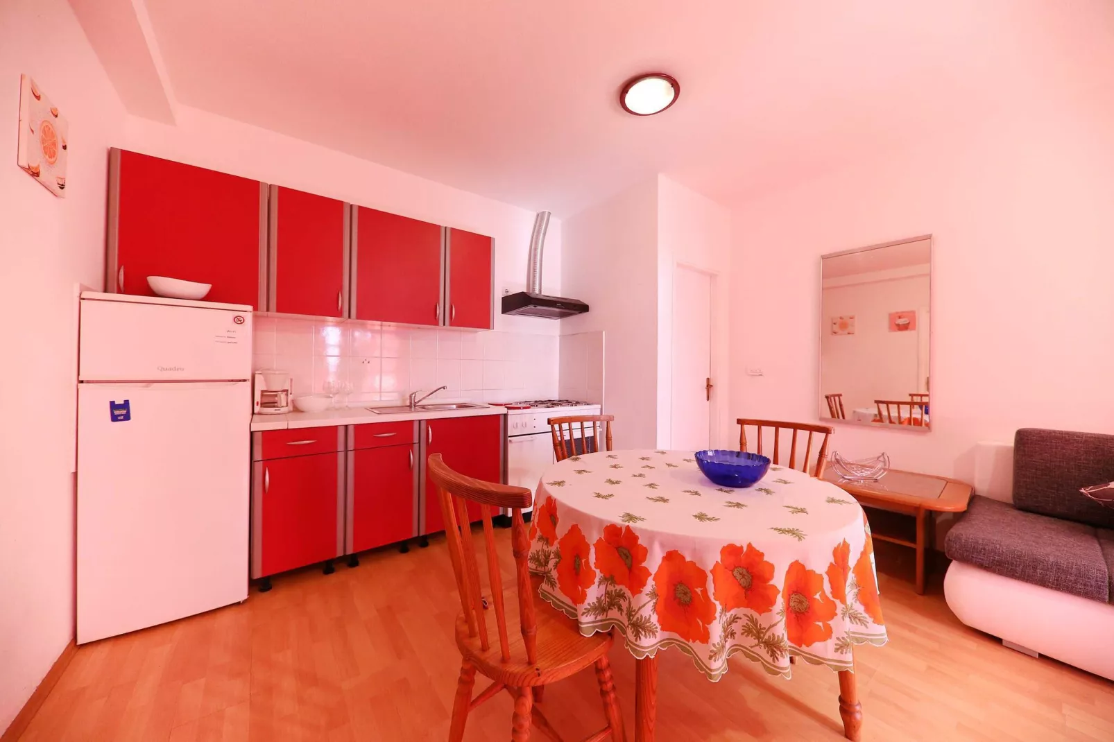 Apartments Melita - Comfort Two Bedroom Apartment with Terrace and Sea View (A2)-Kitchen
