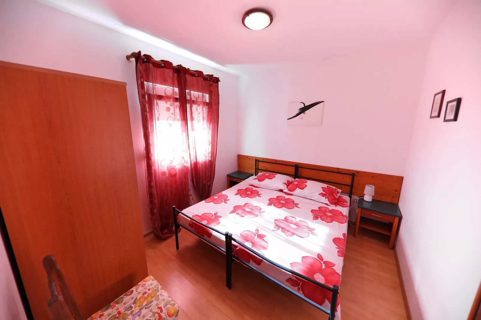 Apartments Melita - Comfort Two Bedroom Apartment with Terrace and Sea View (A2)-Bedroom