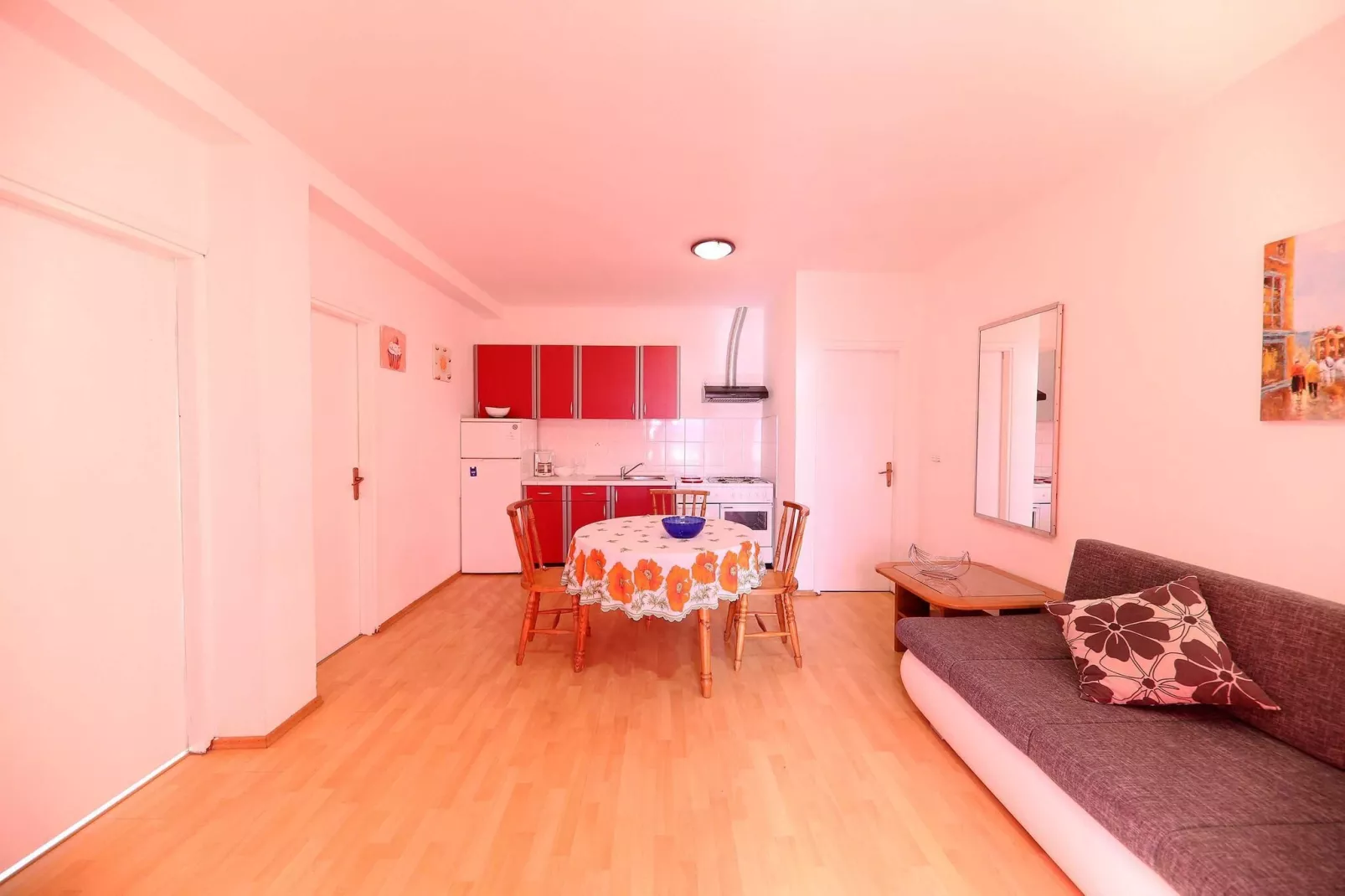 Apartments Melita - Comfort Two Bedroom Apartment with Terrace and Sea View (A2)-Indoor