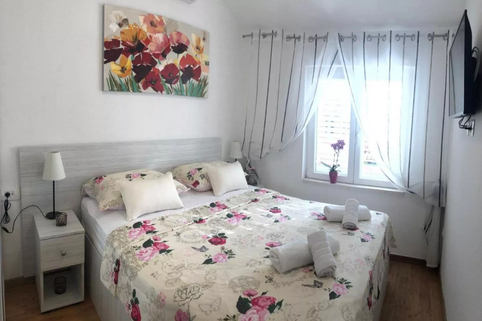 SunOne Dubrovnik - One Bedroom Apartment with Terrace-Bedroom