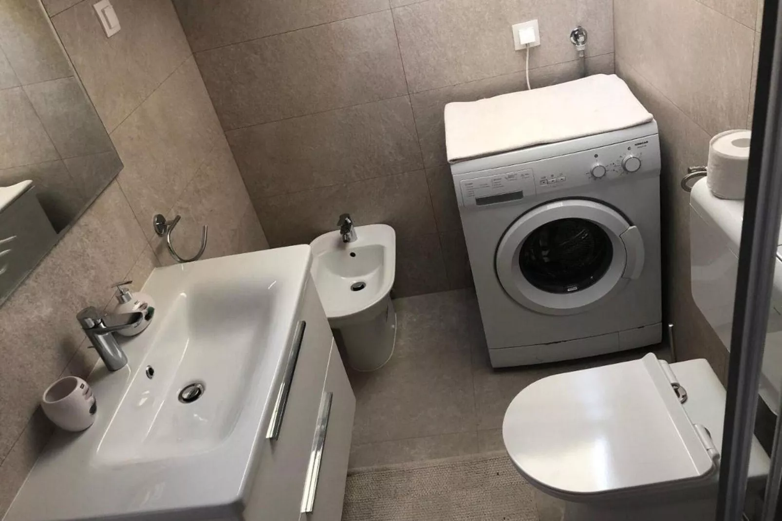 SunOne Dubrovnik - One Bedroom Apartment with Terrace-Bathroom
