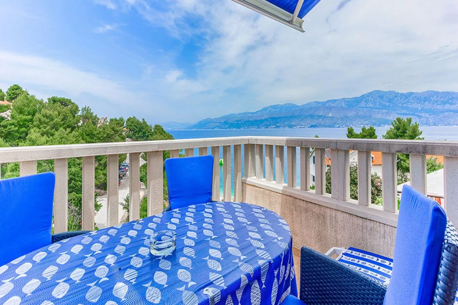 Apartments Ivo - Superior One bedroom apartment with terrace and sea view (A4)-Terrasse