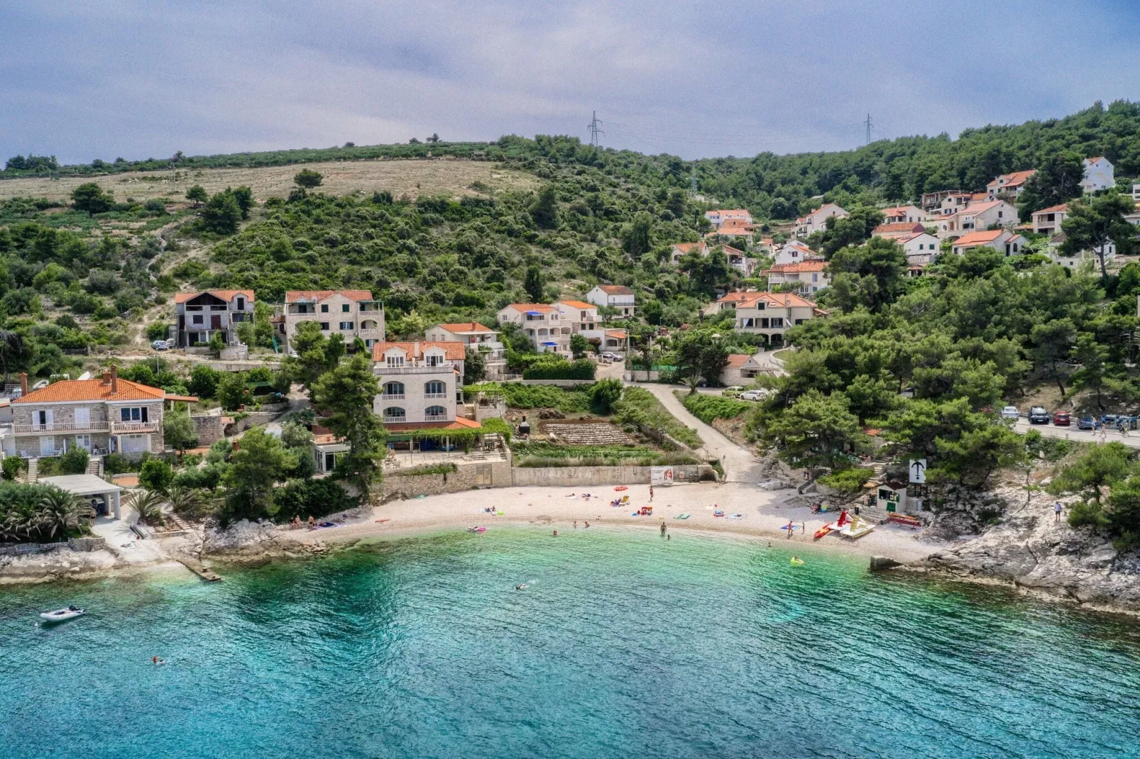 Apartments Ivo - One bedroom apartment with terrace and sea view (A5)-View