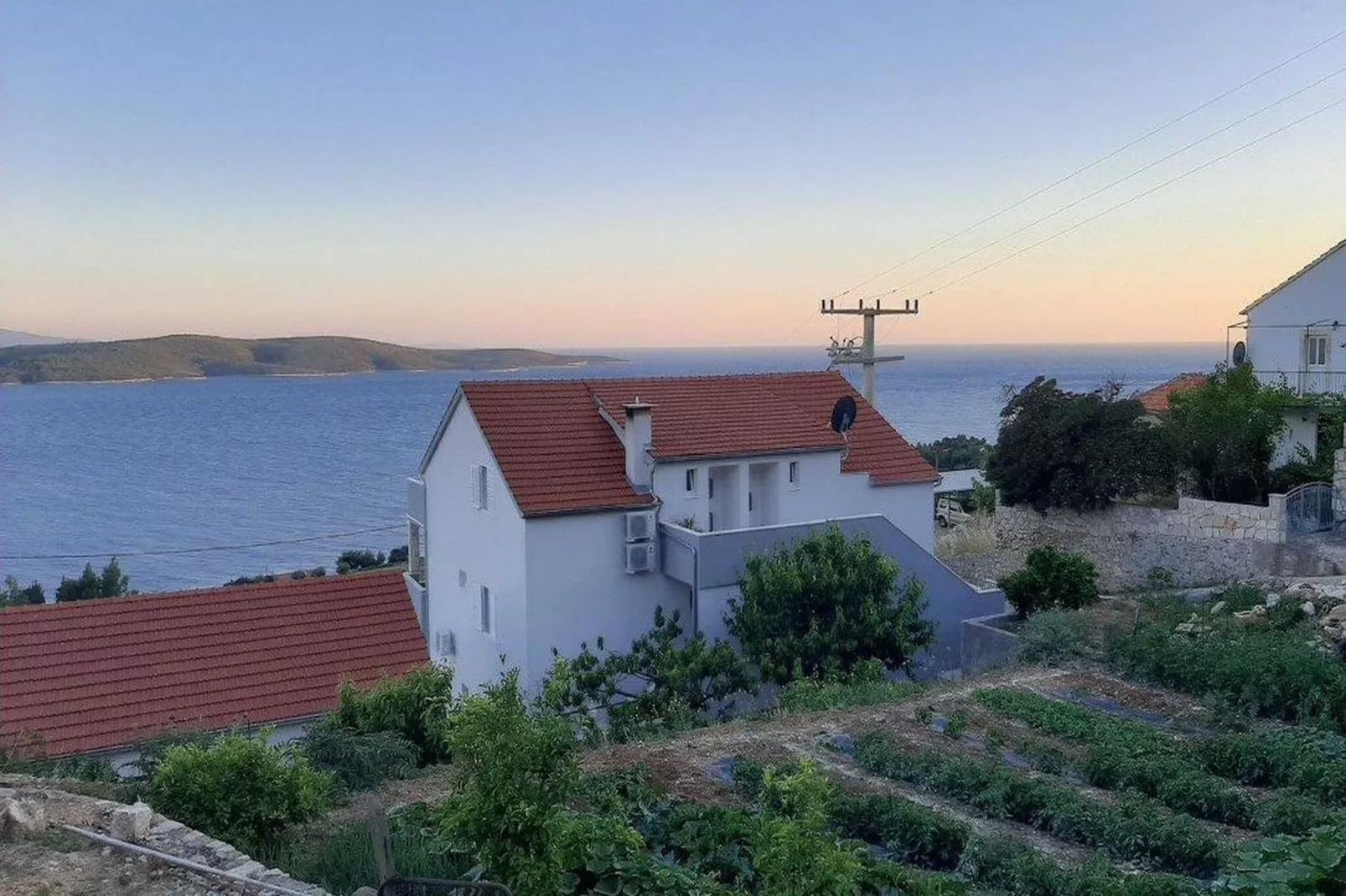 Apartments Dobrila - One Bedroom Apartment with Terrace and sea view - B1-Outdoor