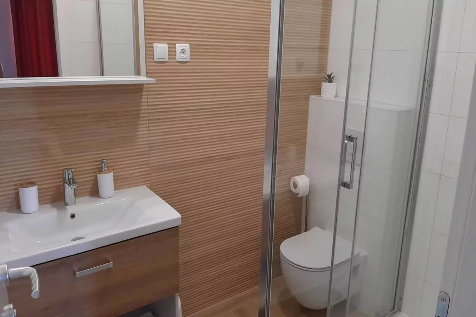 Apartments Dobrila - Superior Two Bedroom Apartment with Terrace and sea view - B2-Bathroom