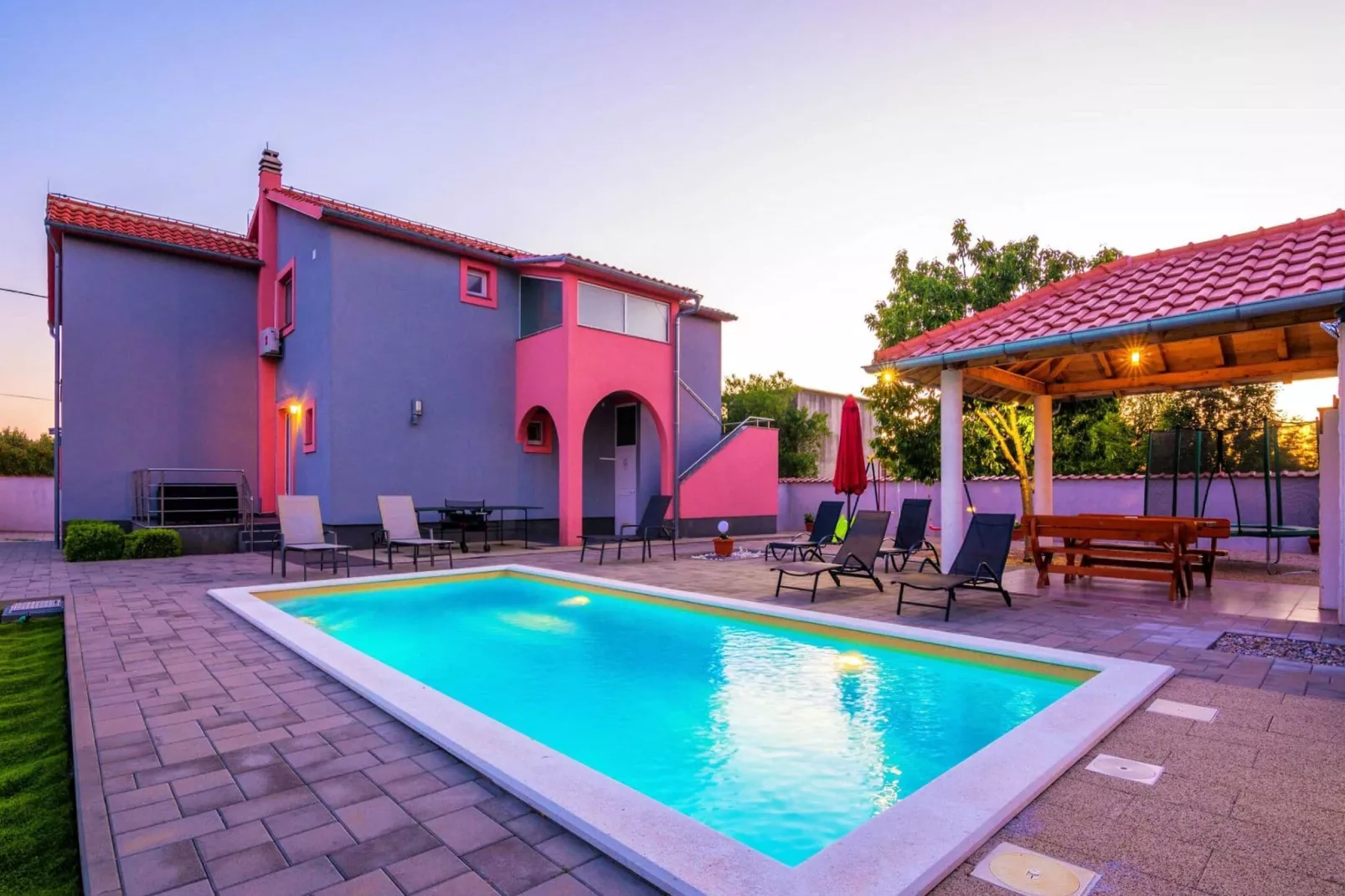 Holiday Home Marinela - Four Bedroom Holiday Home with Swimming Pool-Schwimmbad
