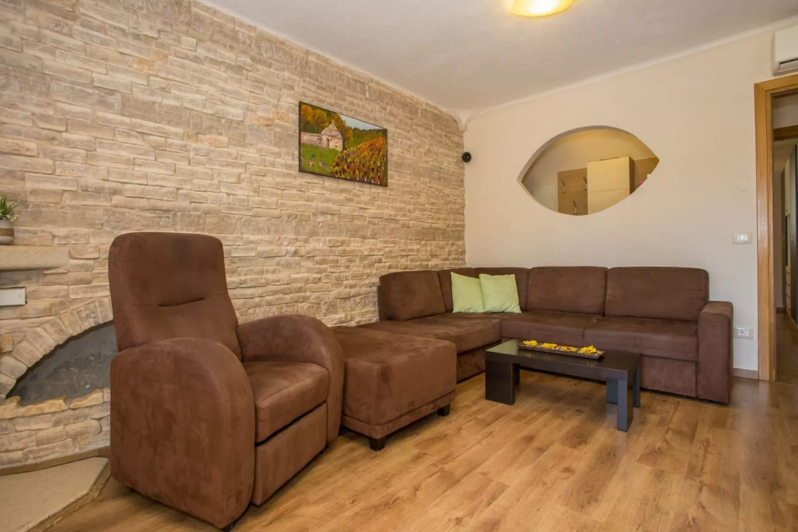 Apartments Andre Poreč - Two Bedroom Apartment with Terrace and Pool (Andre)-Living room
