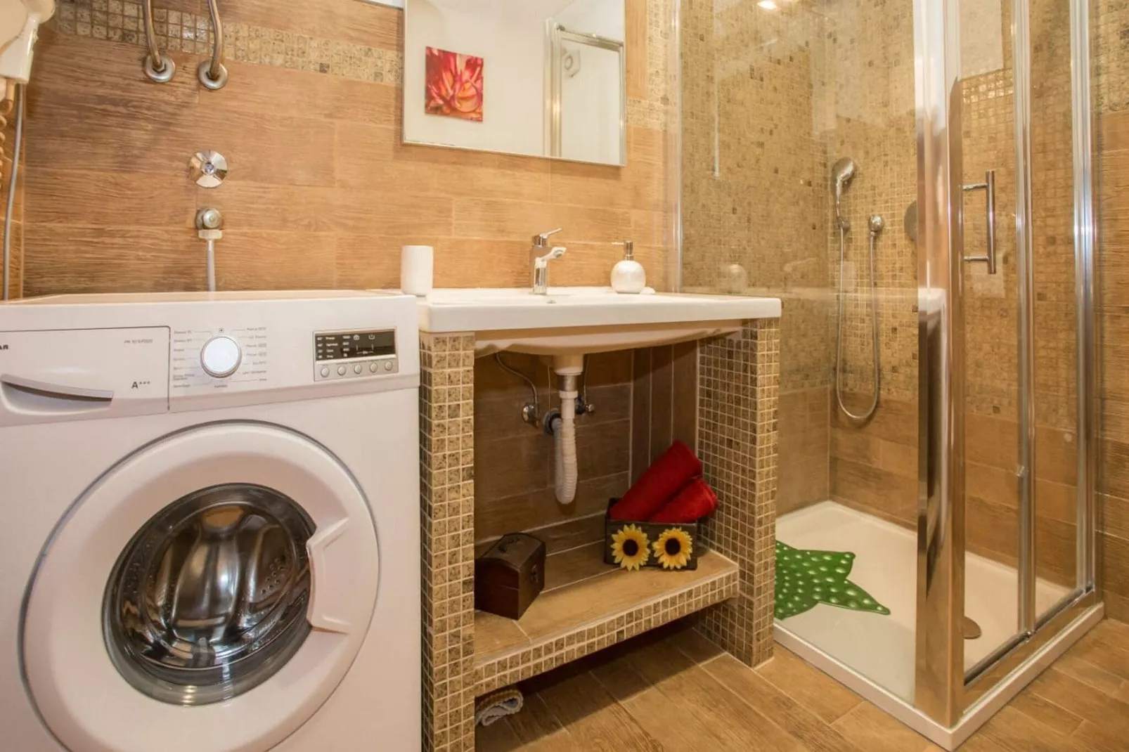 Apartments Andre Poreč - Two Bedroom Apartment with Terrace and Pool (Andre)-Bathroom