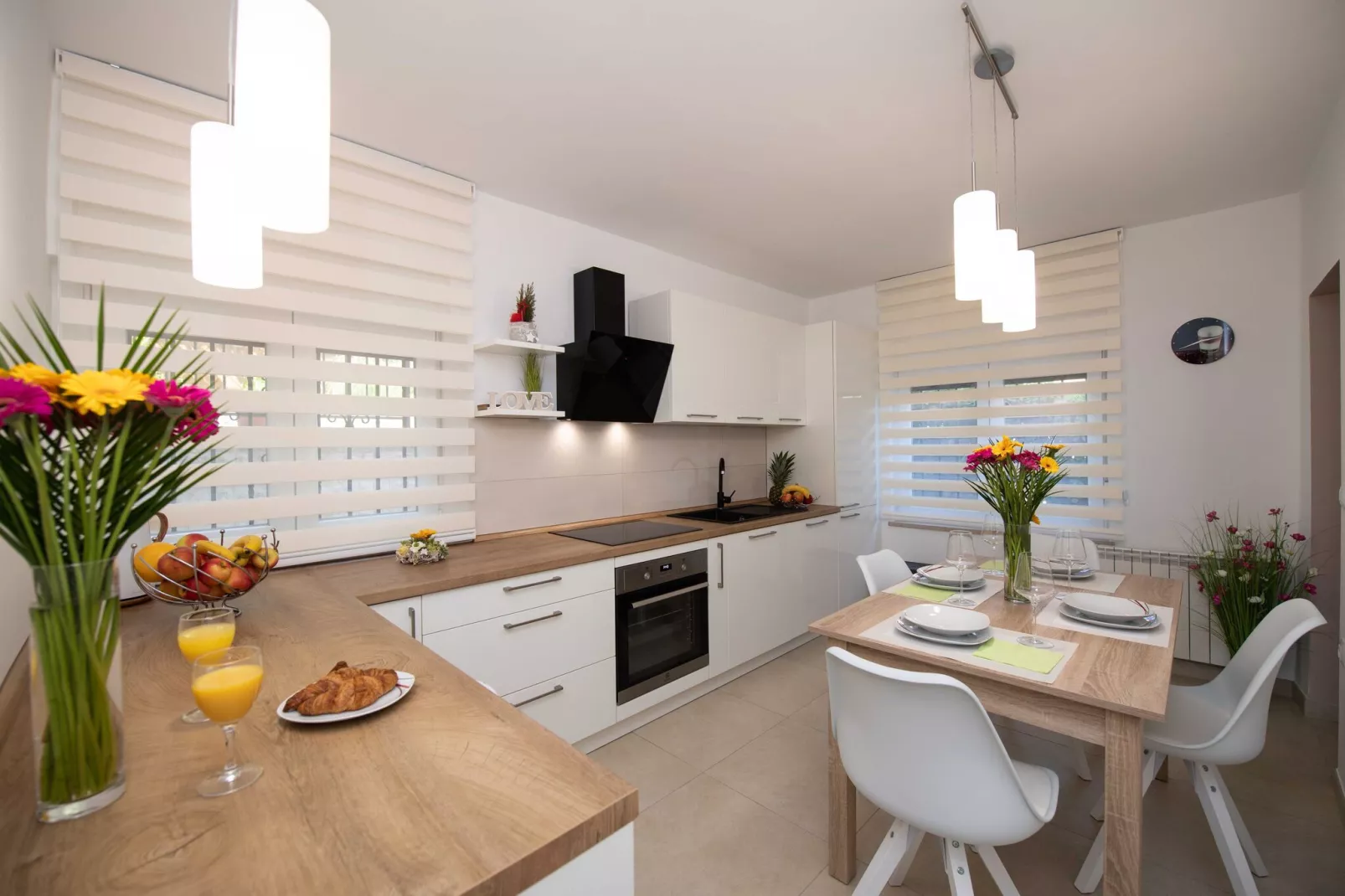 Apartment Sanja Opatija - Two bedroom apartment with Terrace and sea view-Cuisine