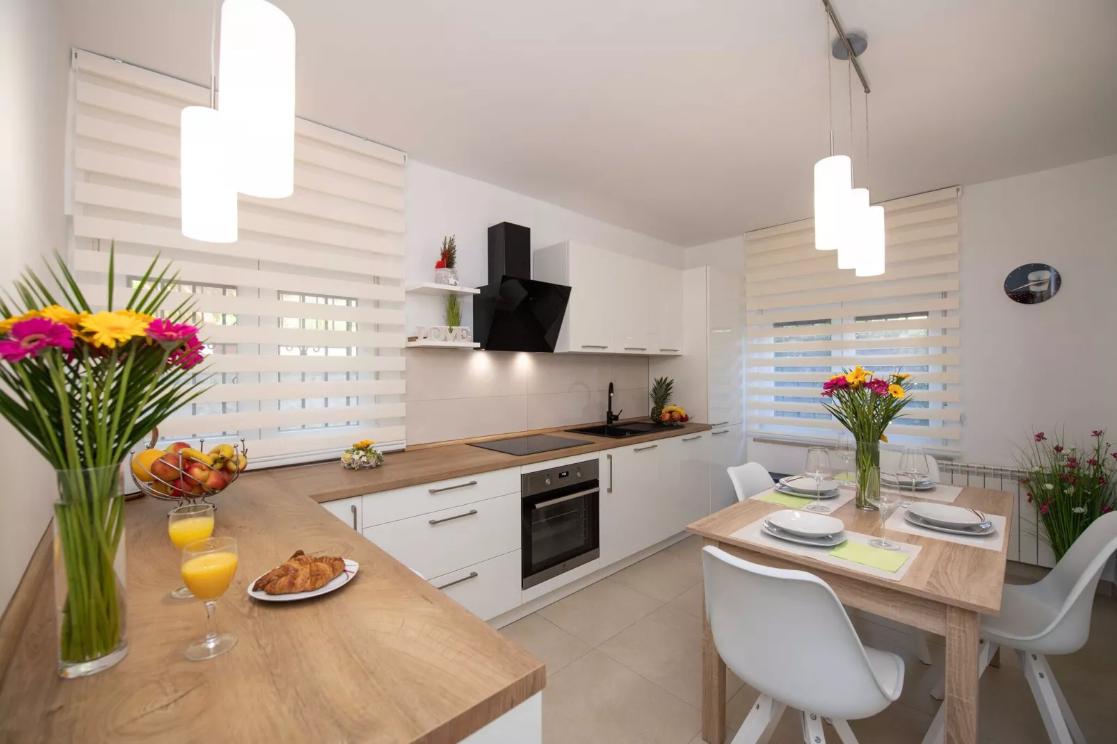 Apartment Sanja Opatija - Two bedroom apartment with Terrace and sea view-Cuisine