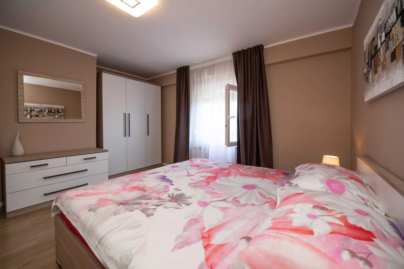 Apartment Sanja Opatija - Two bedroom apartment with Terrace and sea view-Chambre