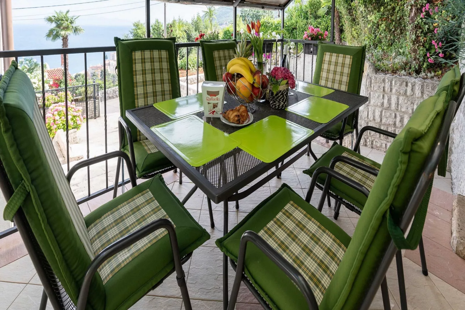 Apartment Sanja Opatija - Two bedroom apartment with Terrace and sea view-Balcon-terrasse