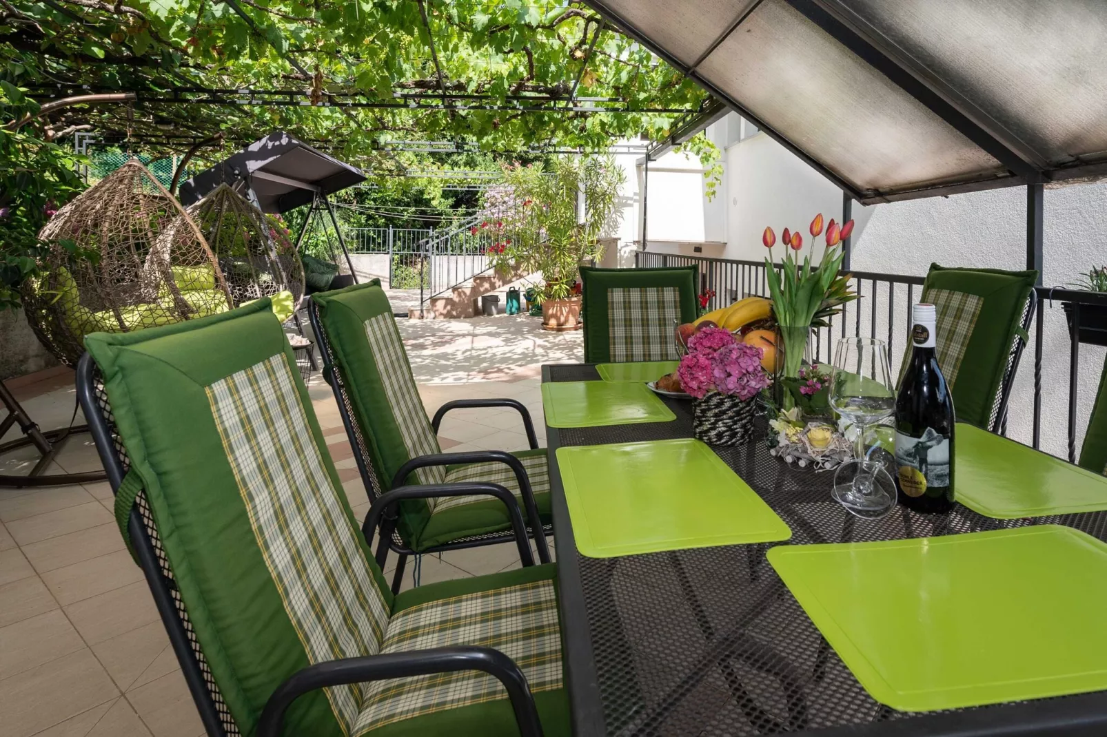 Apartment Sanja Opatija - Two bedroom apartment with Terrace and sea view-Terrasse