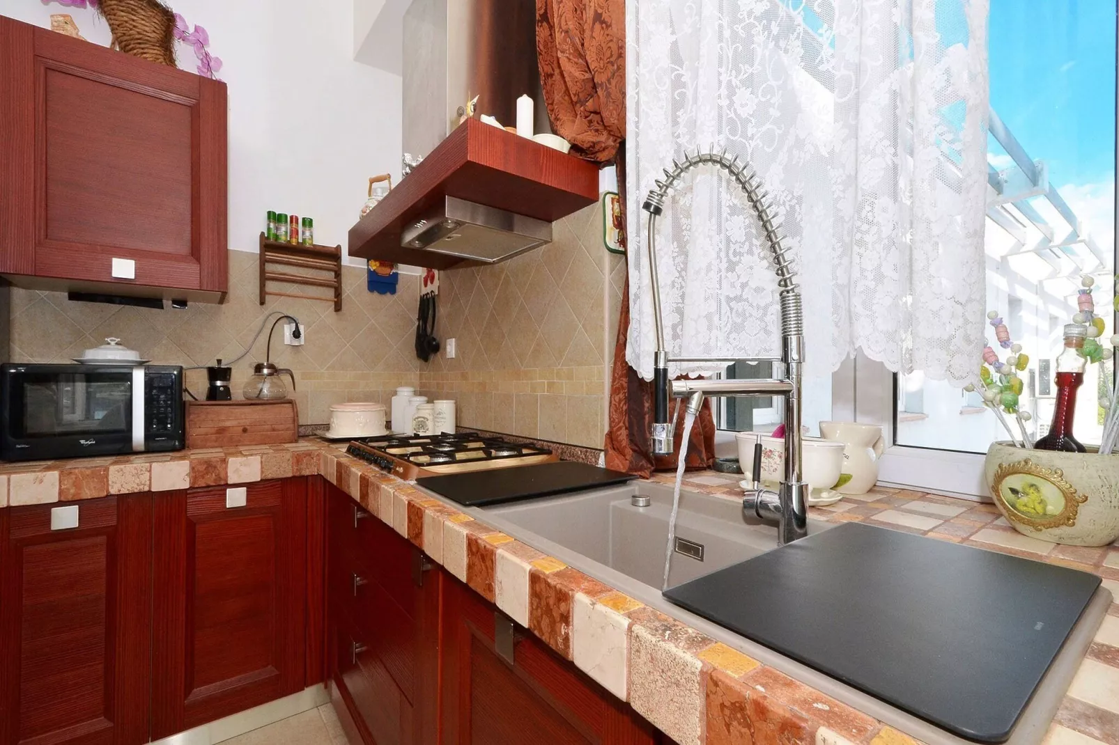 Apartment Villa Bepe - Three bedroom apartment with Sea view-Kitchen