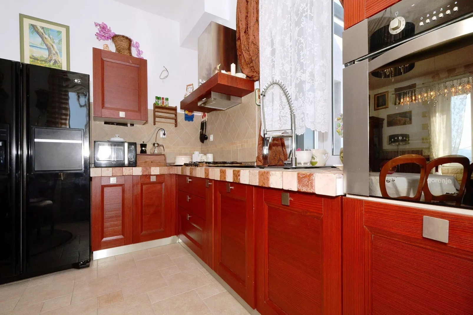 Apartment Villa Bepe - Three bedroom apartment with Sea view-Kitchen
