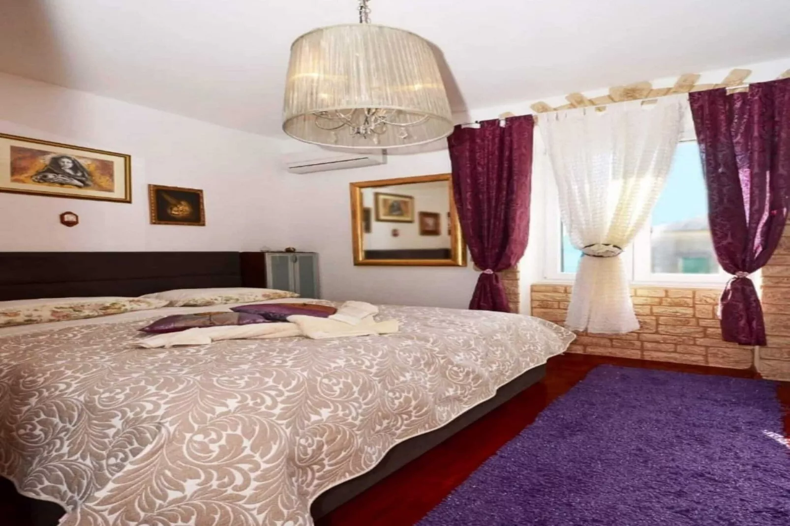 Apartment Villa Bepe - Three bedroom apartment with Sea view-Bedroom