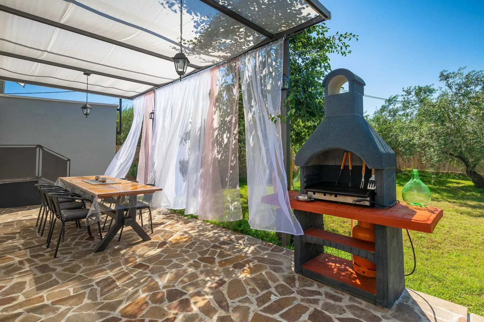 Holiday house Chill out Loborika - Two Bedroom Holiday Home with Terrace-Terrasse