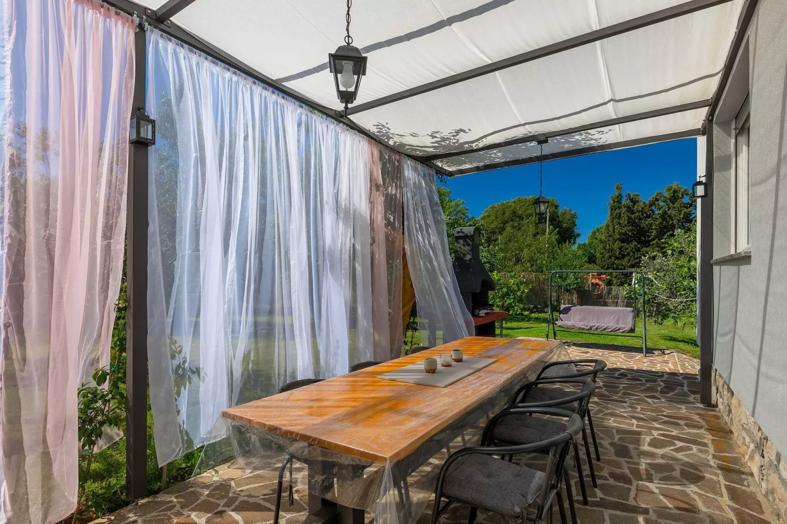 Holiday house Chill out Loborika - Two Bedroom Holiday Home with Terrace-Terrasse
