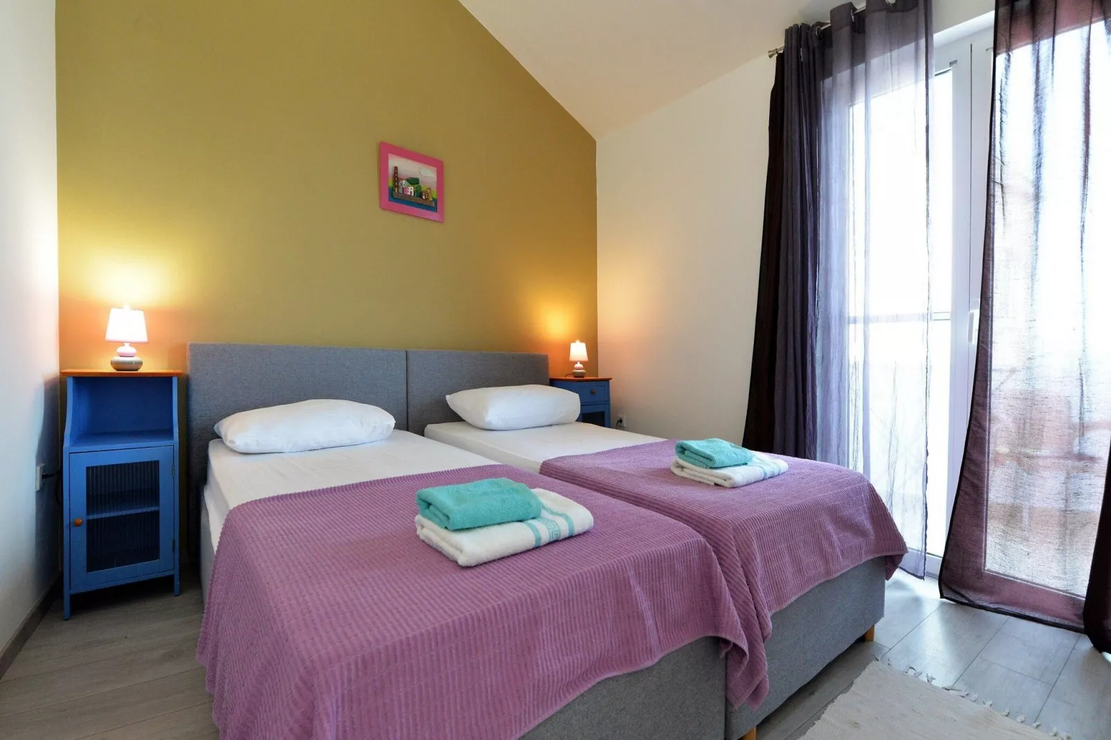Apartments Helena - Superior One bedroom apartment with Balcony and Sea View - A2-Chambre