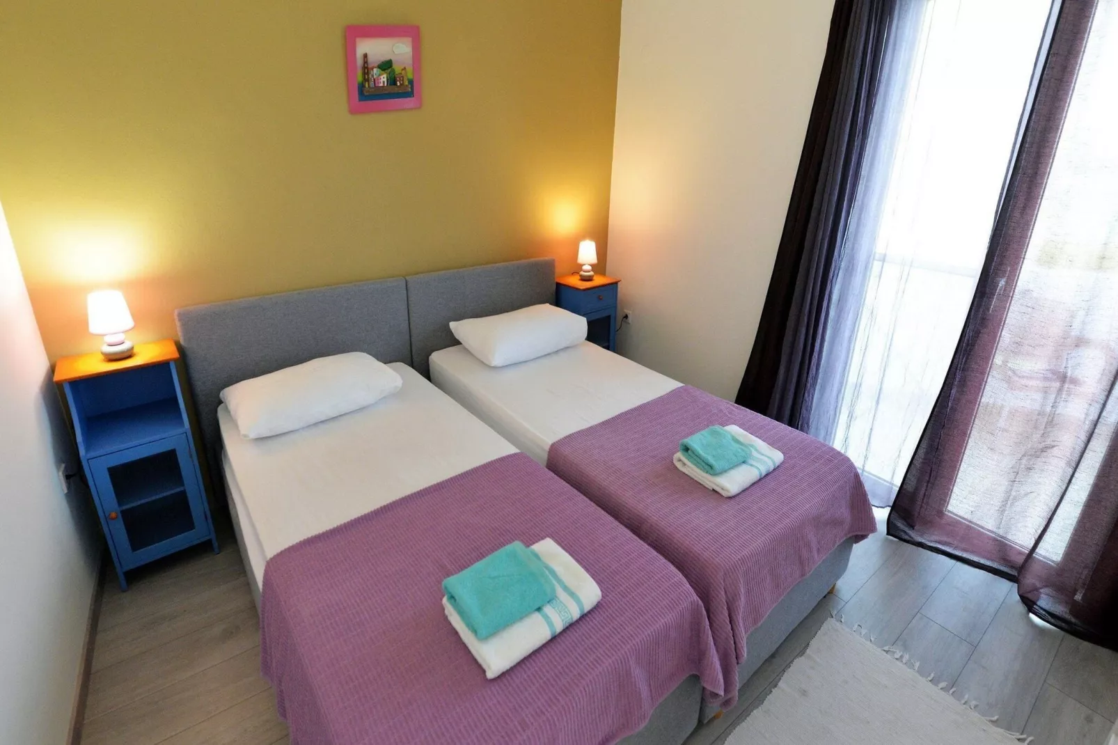 Apartments Helena - Superior One bedroom apartment with Balcony and Sea View - A2-Chambre