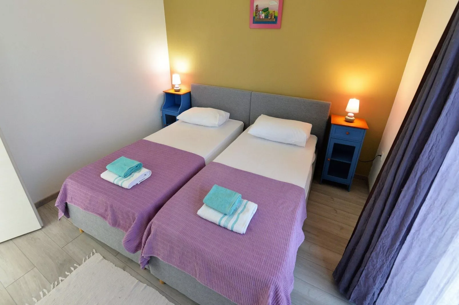 Apartments Helena - Superior One bedroom apartment with Balcony and Sea View - A2-Chambre