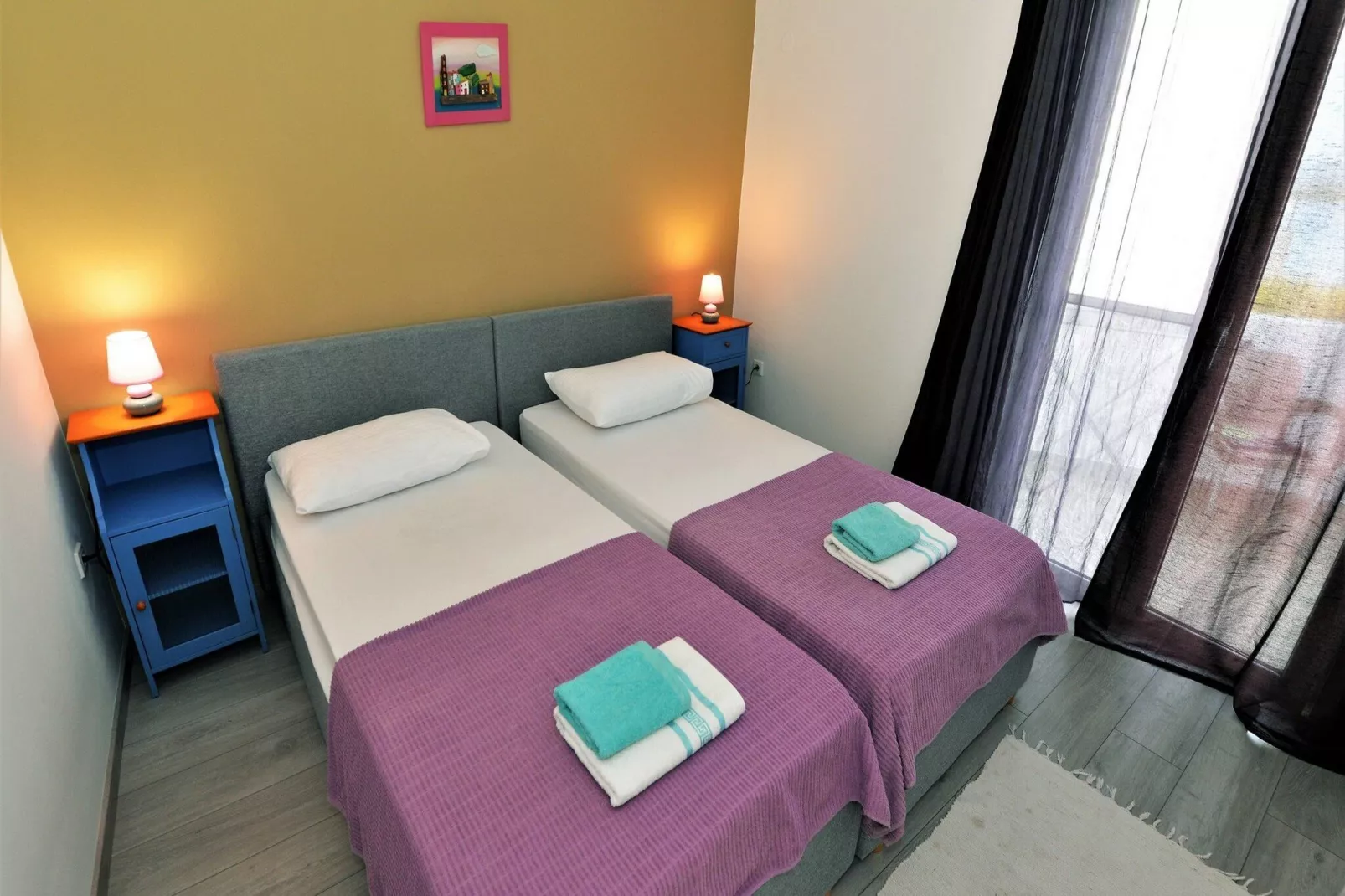 Apartments Helena - Superior One bedroom apartment with Balcony and Sea View - A2-Chambre