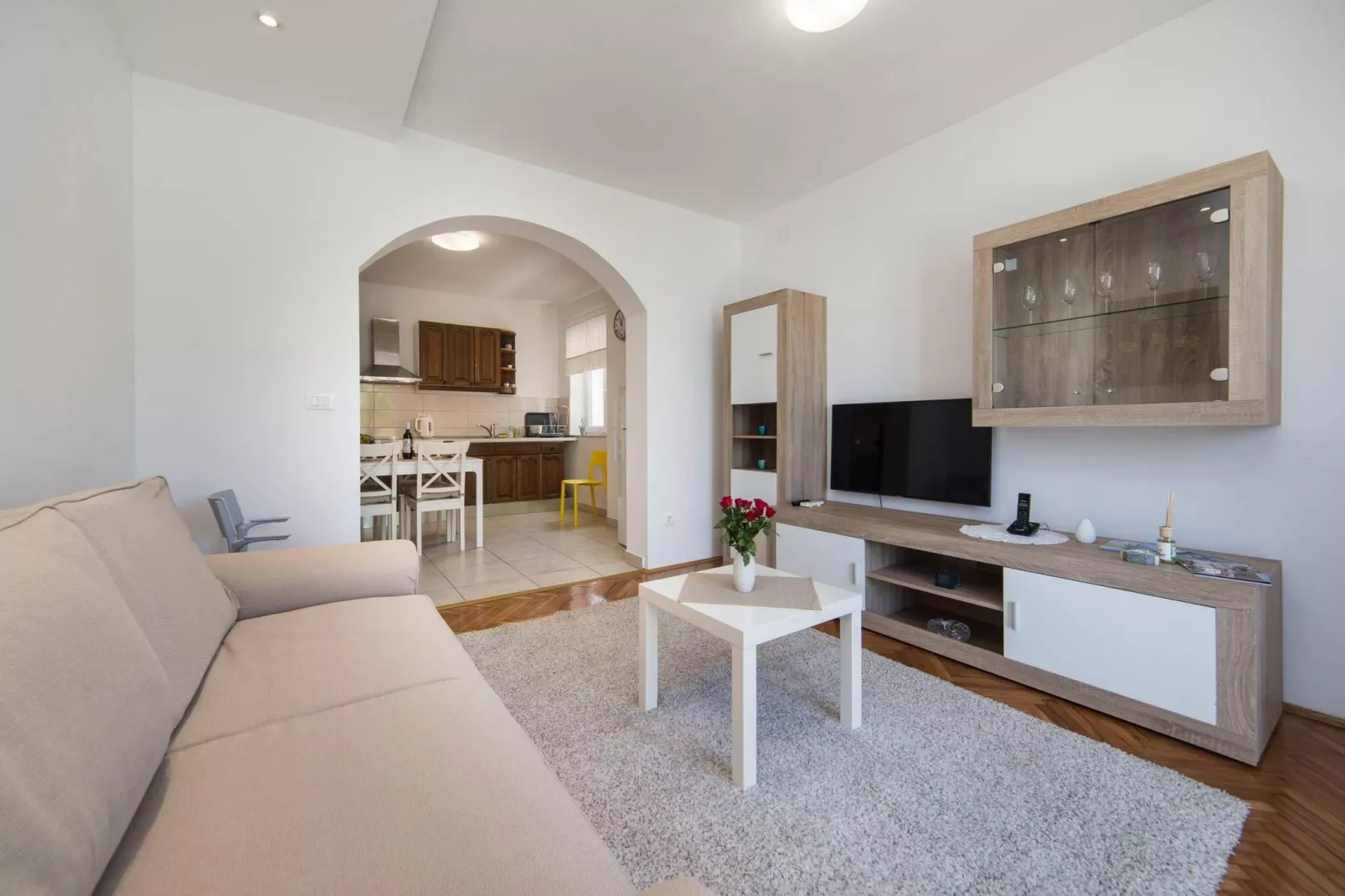 Apartments Ema-Two Bedroom Apartment with Sea View ( Perla )-Living room