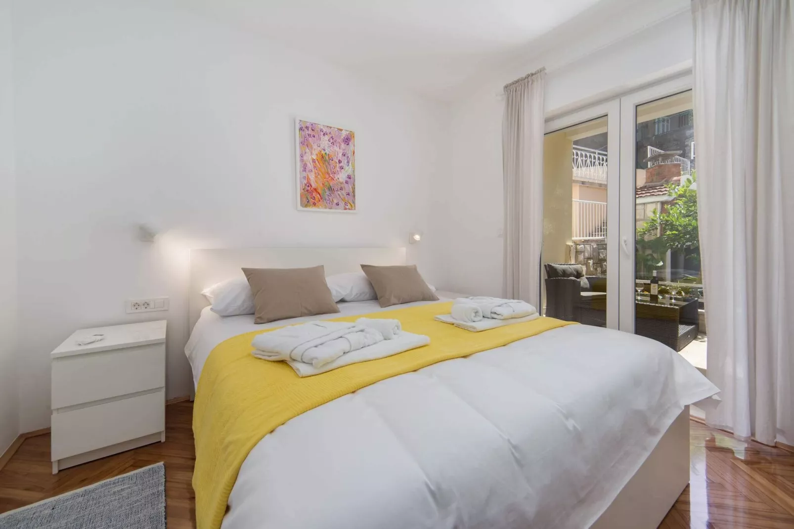 Apartments Ema-Two Bedroom Apartment with Sea View ( Perla )-Bedroom