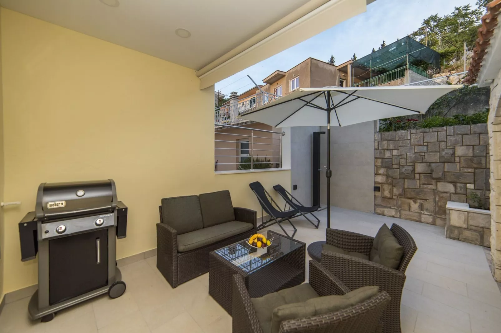 Apartments Ema-Two Bedroom Apartment with Sea View ( Perla )-Terrace