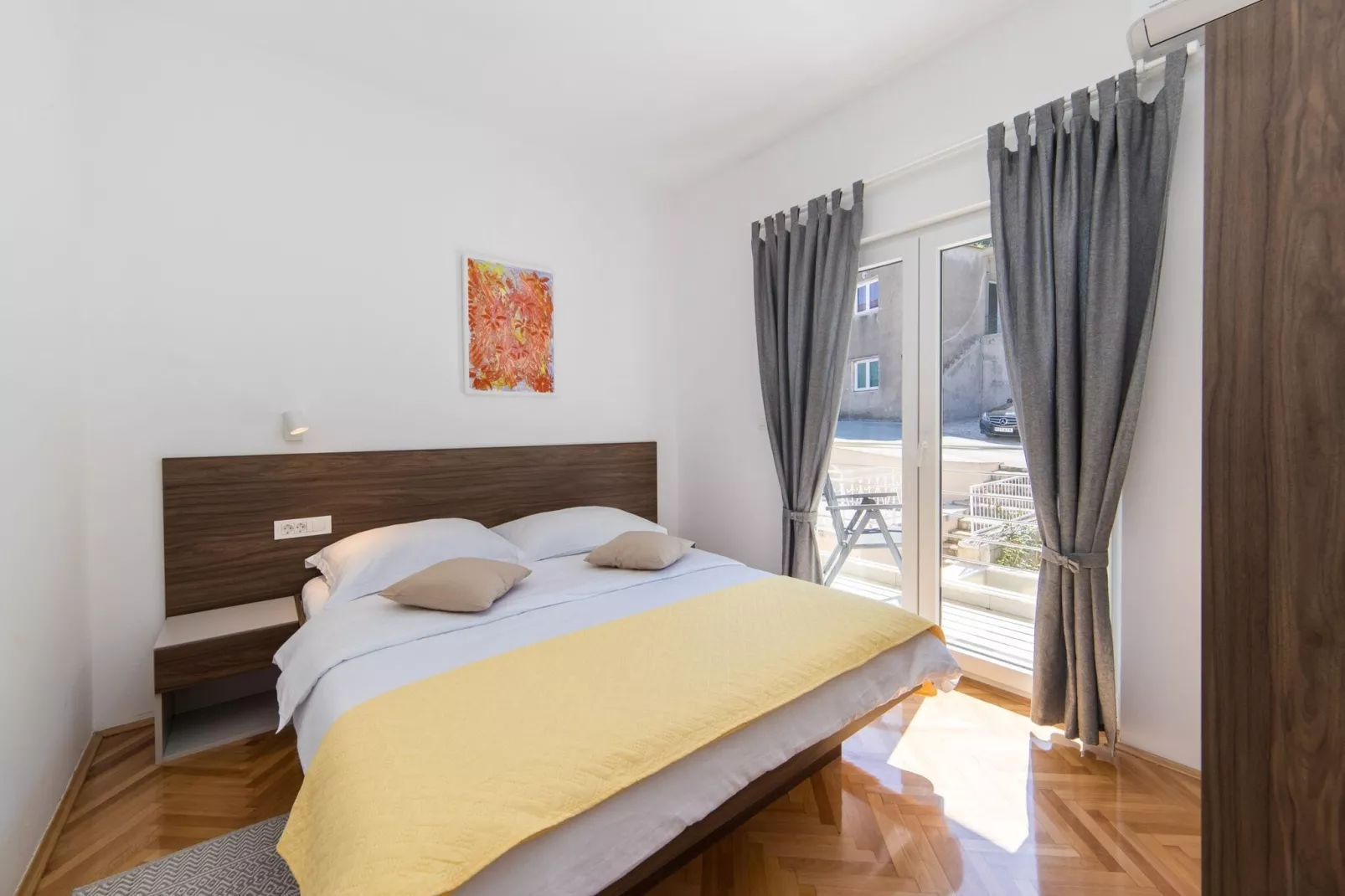 Apartments Ema-Comfort Two Bedroom Apartment with Sea View ( Fancy )-Bedroom