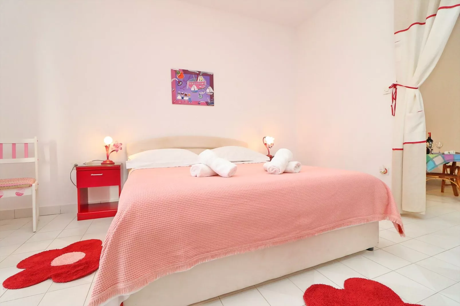 Apartments More & Ja - Superior One Bedroom Apartment with Terrace and Sea View ( 2. zapad )-Bedroom